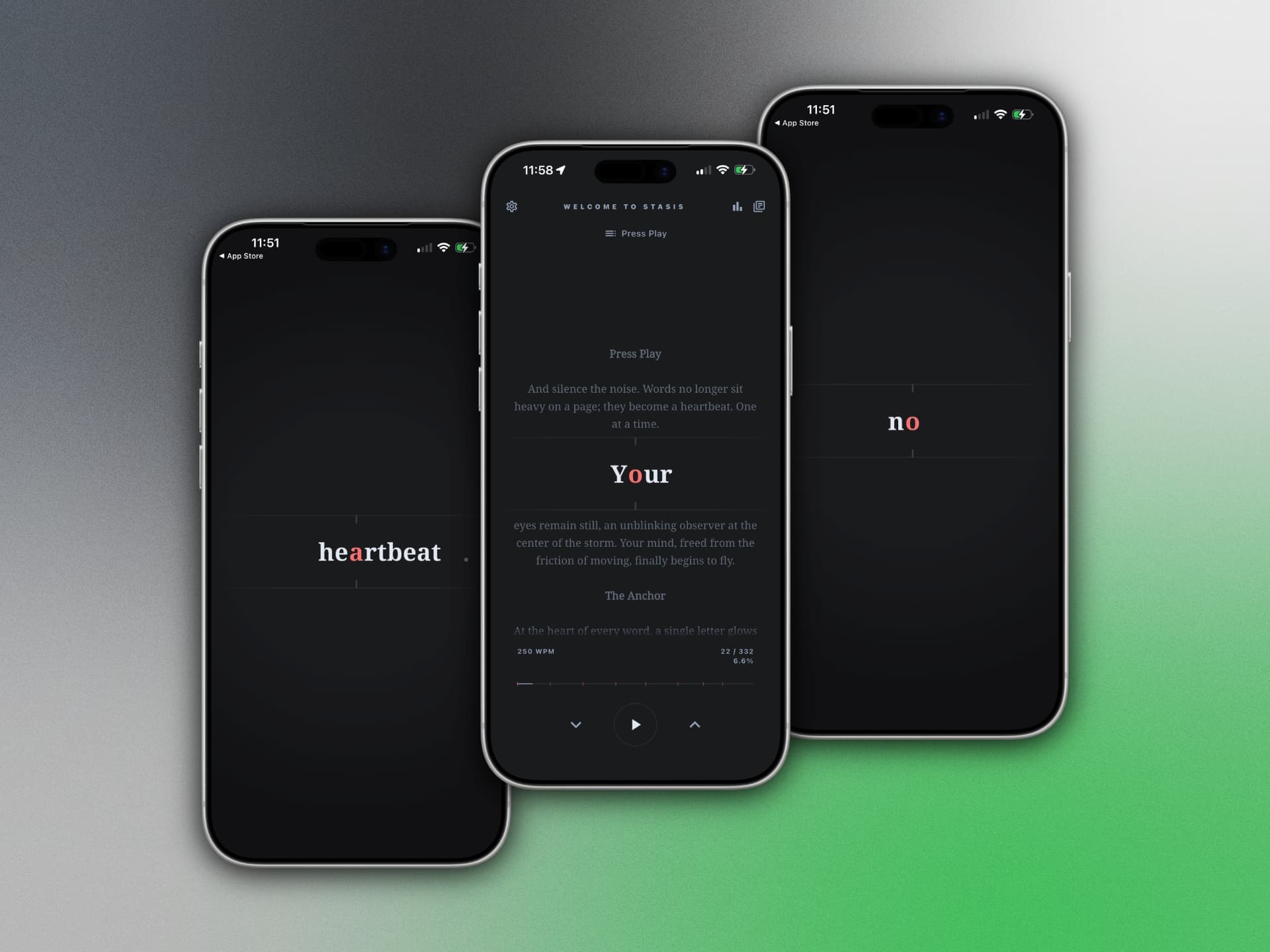 Stasis app on iPhone