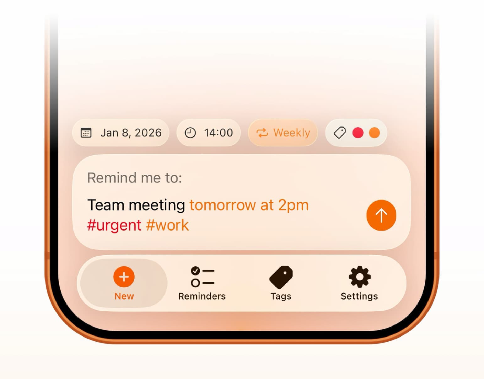 Remindr app preview