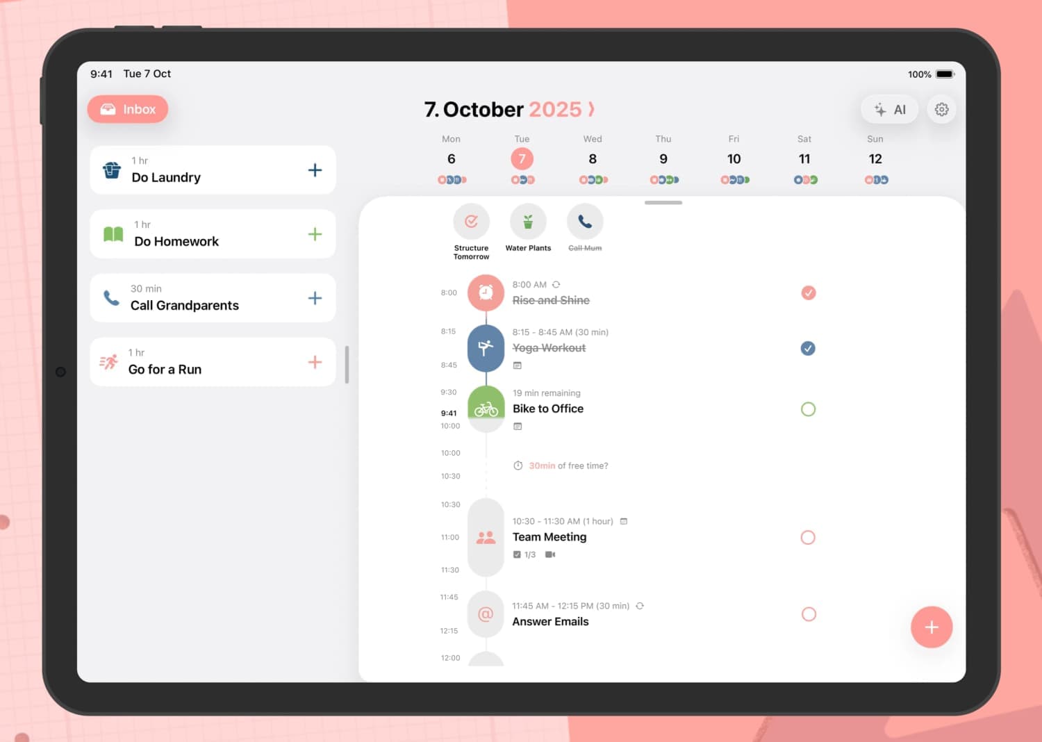 Structured app preview