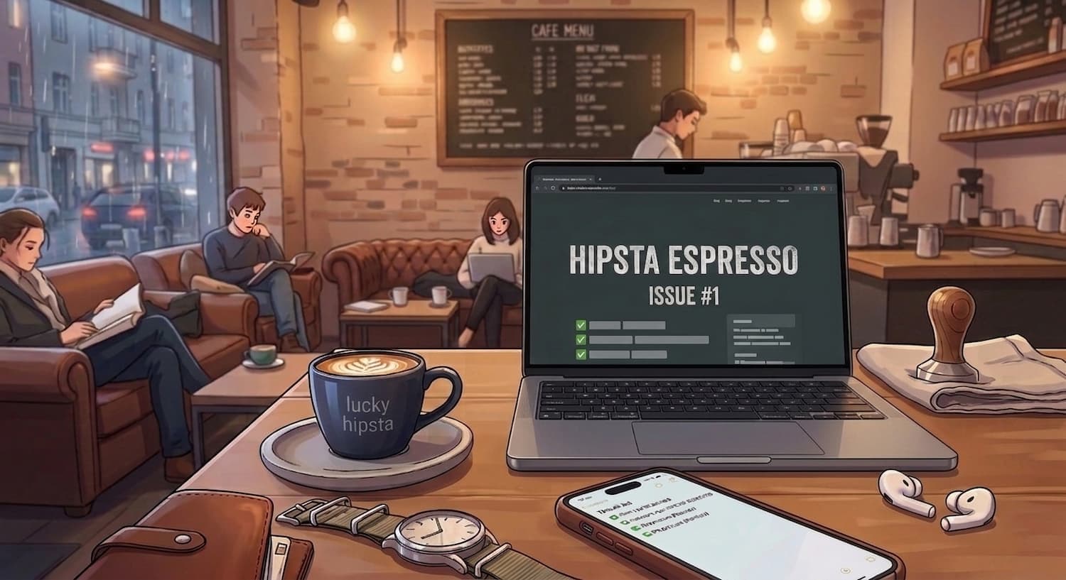 Hipsta Espresso: Issue #1 - The Pilot