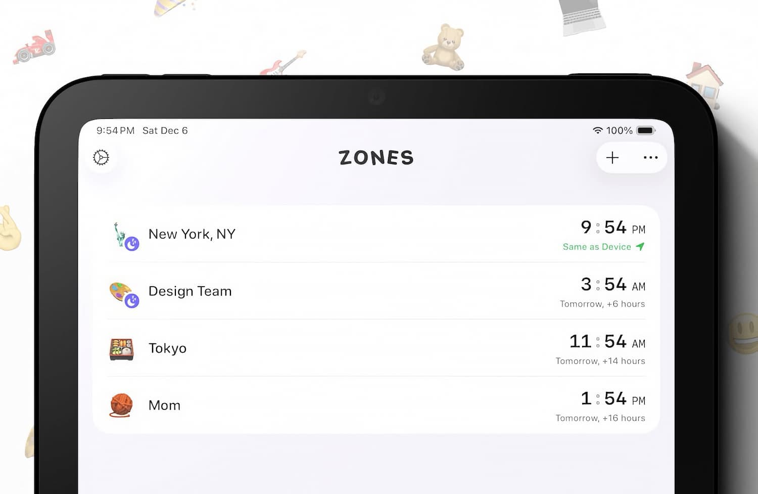 Zones: Time Zones for Humans