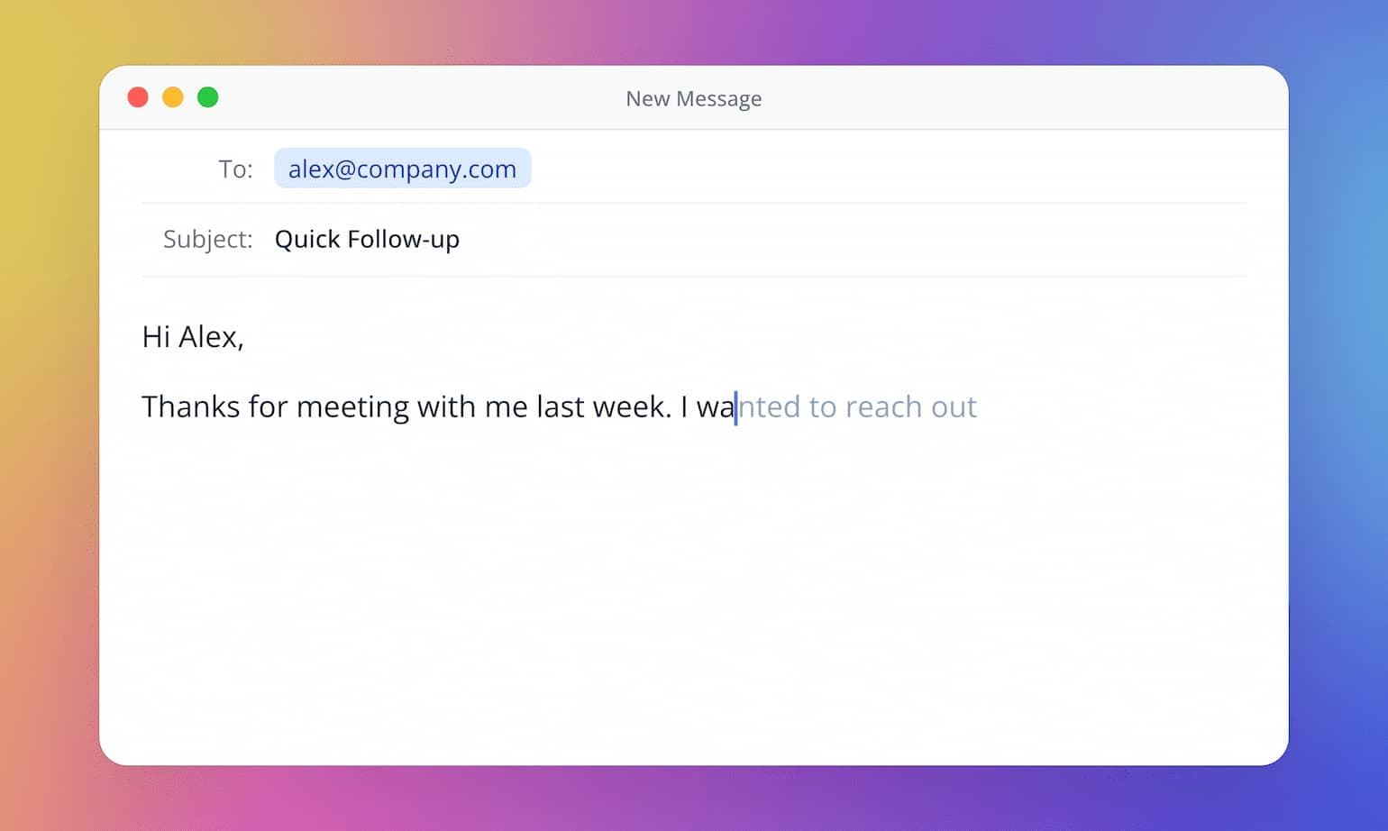 Cotypist text completion interface