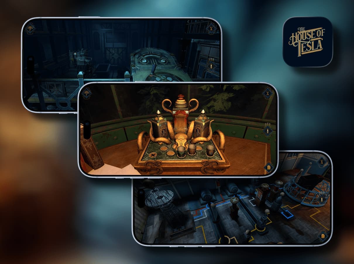 Game on iPhone screens